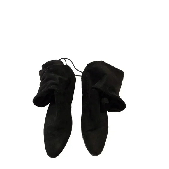 Charles David Black Velvet Knee-High Boots - Picture 1 of 12